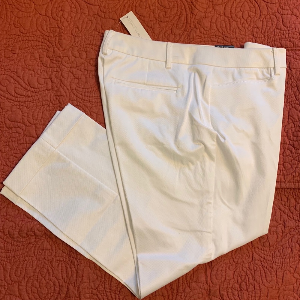 NWT - NY&Co White cropped Pants
